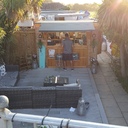 We found a cool and very cheap bar right in the middle of Croyde - £7 for two beers!