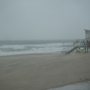 Just us and two other bodyboarders on the beach and two lifeguards