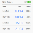 Tide times are unfortunate - according to https://www.tidetimes.org.uk/poole-harbour-tide-times-20190615