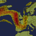 There's a useful Jet Stream forecast at https://www.westweather.co.uk/jetstream that goes up to ten days forward.Equally interesting is the description below of the mechanics of a Jet Stream, and especially how Rossby waves can result in e.g prolonged wet summers whilst people are dying of heat just across the Channel in usually nice-to-go-places like Spain and Italy. And also France.In a nutshell - the Jet Stream is a band of fast moving air that blows from west to east - it separates the cold grey miserable polar air from the warm, continental 'just baked croissant'-flavoured stuff.The stream itself wanders slowly north and south across the UK - when it's south of us we are stuck in miserable grey days of Old London Town, when its to the north we get our flipflops out. So far so simple.But it's not the kind of steady stream that your Doctor asks for - ripples move from the east to the west that force it up and down the country temporarily - these are called Rossby Waves and they are independent of the speed of the oncoming stream..If the Rossby wave speed matches the opposite-flowing Jet Stream speed then conditions become static and we may see either a prolonged heatwave or wet season.A useful example is tomorrow 9pm's Jet Stream forecast (second image) vs XC Weather forecast (third image). The Jet Stream has completely looped south around the bottom of the country, leaving us in a pool of unsettled 'Polar' weather which persists until Thursday.As to how accurate the predictions are I have no idea, though most likely the further out they get the less accurate they become. Understanding the mechanics of UK weather may not make you feel any happier about our stolen summer, but it is some comfort to know what to blame...